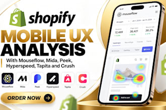 analyze mobile UX with mouseflow mida peek hyperspeed tapita for clothing stores