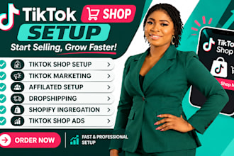 tiktok shop, manage tiktok shop, and integrate shopify store