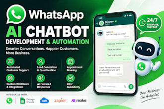 setup whatsapp automation develop whatsapp chatbot ai chatbot for whatsapp
