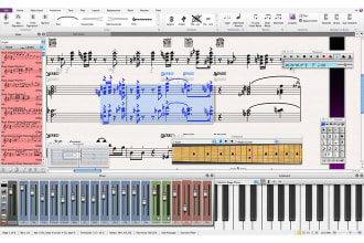 transcribe a handwritten sheet music to digital