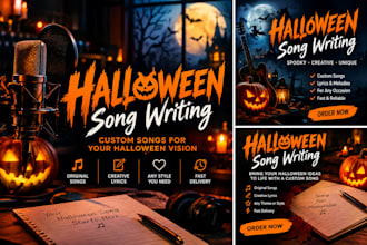 compose spooky halloween music, soundtracks and ambience