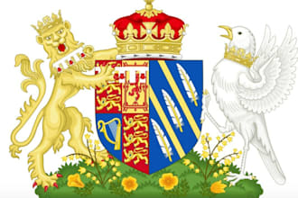 make heraldry shield, crest or coat of arms logo