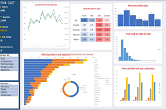 create a professional and interactive excel dashboard