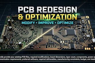 redesign, modify and optimize your existing pcb