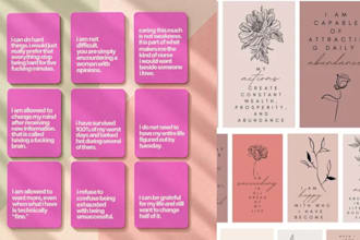 create custom oracle card deck design and luxury packaging box design