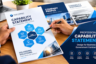 design a professional capability statement for business and government contracts