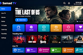 brand your iptv app with premium UI, VPN and admin panel for ibo player tivimate