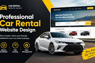 build car rental website, car booking website, car hire website, vehicle rental