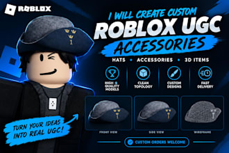 custom roblox ugc 3d accessories bundles
