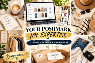 salesforce marketing virtual assistant sharing poshmark closet listing for sales