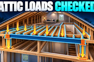 calculate attic conversion joists beams and support loads