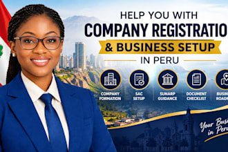 help you with company registration and business setup in peru