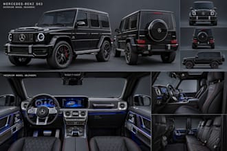create 3d car modelling, rc car model, body kits for fivem, ems and 3d printing