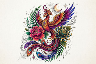 design professional creative tattoo design