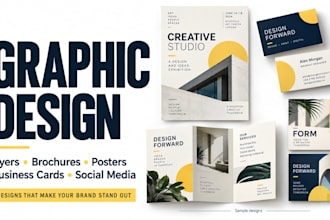 design  brand identity, marketing material,social media graph