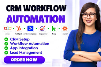 setup zoho hubspot activecampaign engagebay keap zapier crm workflow automation