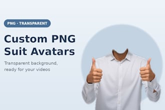create suitman avatars for your videos