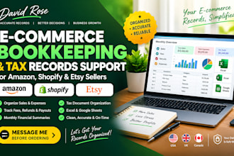 organize ecommerce bookkeeping and tax records for amazon shopify etsy sellers