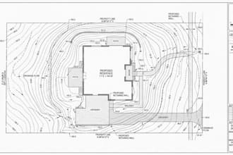 draw site plan, erosion control plans, stormwater management and utility plan