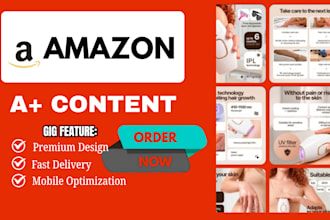 design a plus content , amazon a content and listing images