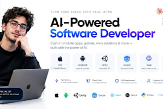 develop ai powered mobile apps, games and custom software
