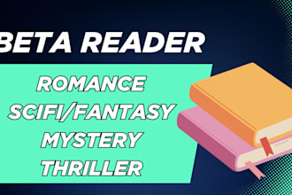beta read fantasy scifi romance