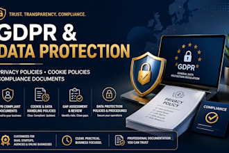create gdpr privacy, cookie and data protection policies for businesses