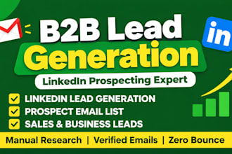 do b2b lead generation linkedin leads and business email list building b2b leads