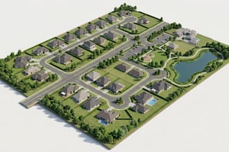 design land subdivision maps, site plans and property layouts
