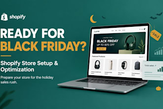 design or redesign a seasonal shopify store for halloween and black friday