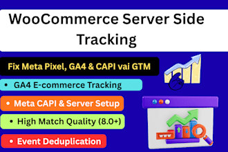 setup woocommerce ga4 and meta capi server side tracking