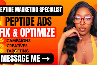 fix peptide ads issues, compliant ads on facebook instagram and tiktok