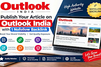 publish your article on outlook india and premium news websites