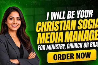 be your christian social media manager for ministry, church or christian brand