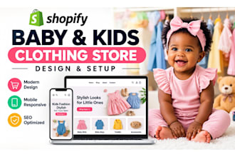 design baby clothing shopify store kids clothing baby store clothing store