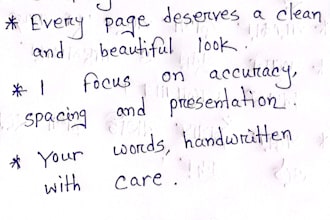write handwritten notes and documents neatly