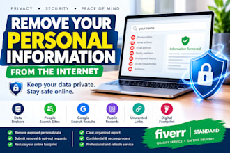 remove your personal information from the internet for privacy and security