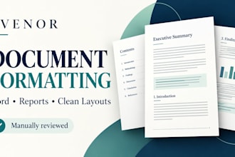 format word documents, reports, manuals and templates