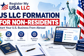help non residents register a us llc in 72 hours