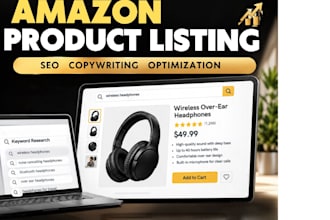 create and optimize amazon product listing with SEO copywriting