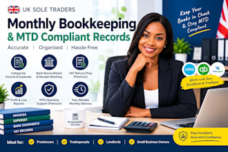 do monthly bookkeeping and mtd compliant records