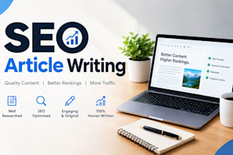 do blog writing, article writing and content writing on any topic