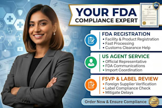 handle fda compliance, fda registration, US agent service, fsvp agent and label