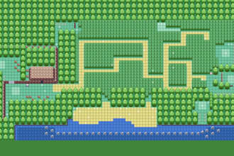 create pixel art tileset tilemap and overworld assets for pokemon style rpg game