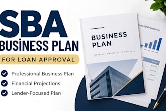 write an sba business plan with financial projections