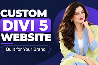 build a custom wordpress website using divi 5
