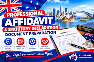 provide professional affidavit and statutory declaration document preparation