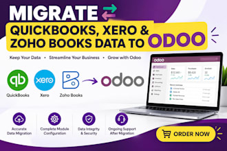 migrate quickbooks xero and zoho books data to odoo