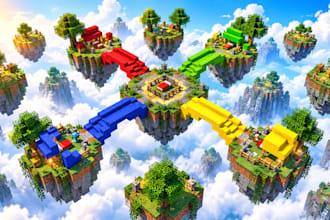 build a custom minecraft bedwars map for your server