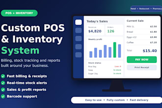 custom pos and inventory management system for your business